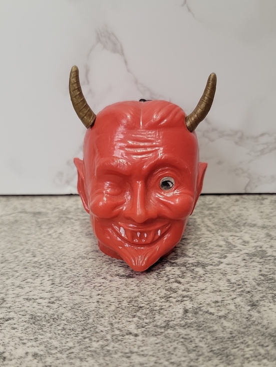 vintage Other - Vintage Hong Kong Plastic Winking Devil Head with Lenticular Eye